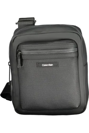 Calvin Klein Taske, Herre, Sort, ONE SIZE, Uld, Sort Herre Skuldertaske Stilfuld