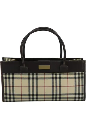 Burberry Pre-owned, Dame, , ONE SIZE, Tyl, Pre-owned canvas håndtasker