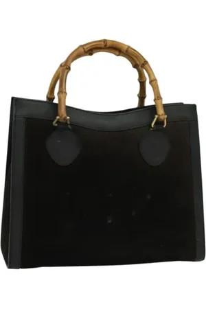 Gucci Pre-owned, Dame, Sort, ONE SIZE, Uld, Pre-owned Ruskind gucci-tasker