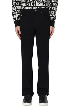 VERSACE Jeans, Herre, Sort, W30, Bomuld, Sorte Straight Leg Jeans