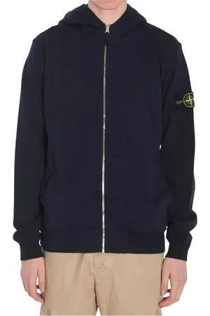Stone Island Sweathshirts & Hoodies, Herre, Sort, 2XL, Afslappet Hættetrøje Sweatshirt