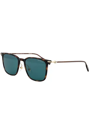 Montblanc Tilbehør, Herre, Brun, 52 MM, Uld, Stilfulde solbriller med model Mb0354S