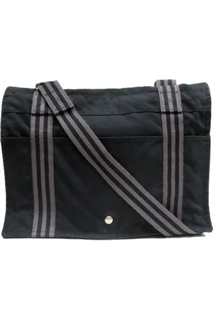 Hermès Pre-owned, Dame, Sort, ONE SIZE, Uld, Pre-owned Canvas skuldertasker