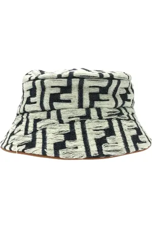 Fendi Pre-owned, Dame, Flerfarvet, ONE SIZE, Bomuld, Pre-owned Bomuld hatte