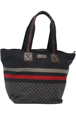 Gucci Pre-owned, Dame, Blå, ONE SIZE, Nylon, Pre-owned nylon gucci-tasker