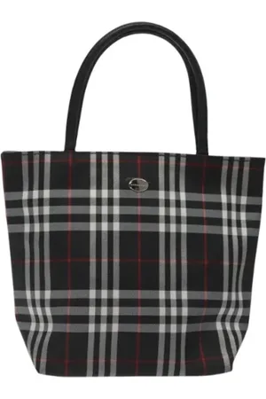 Burberry Pre-owned, Dame, Sort, ONE SIZE, Nylon, Pre-owned nylon hndtasker