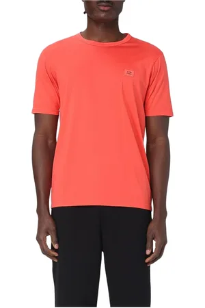 C.P. Company Top, Herre, Rød, XL, Bomuld, Allround Grå Sweatshirt Kortærmet