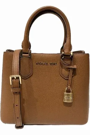 Michael Kors Pre-owned, Dame, Brun, ONE SIZE, Uld, Pre-owned Laeder hndtasker
