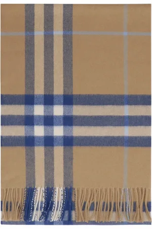 Burberry Tilbehør, Dame, , ONE SIZE, Cashmere, Luksus Cashmere Tørklæde med Frynset Kant