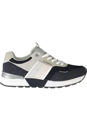 Carrera Sko, Herre, Flerfarvet, 41 EU, Polyester, Blå Polyester Sneaker med Kontrastdetaljer