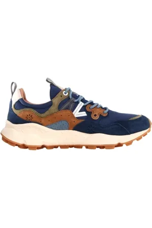 Flower Mountain Sko, Herre, Flerfarvet, 43 EU, Yamano 3 Sneakers Navy Letvægts Gummisål