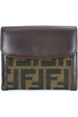 Fendi Pre-owned, Dame, Brun, ONE SIZE, Tyl, Pre-owned Canvas punge