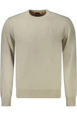 HUGO BOSS Strik, Herre, , S, Langærmet Sweater med Logo