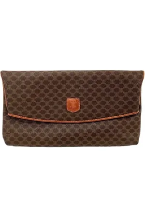 Céline Pre-owned, Dame, Brun, ONE SIZE, Tyl, Pre-owned Stof celine-tasker