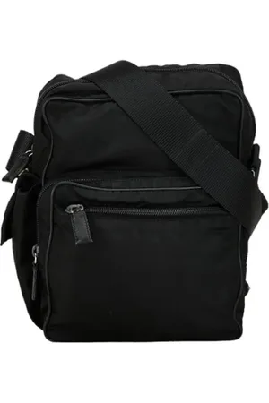 Prada Pre-owned, Herre, Sort, ONE SIZE, Nylon, Pre-owned nylon prada-tasker