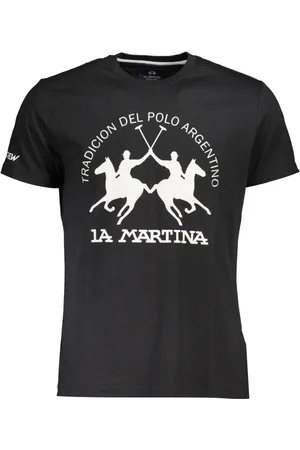 La Martina Top, Herre, Sort, M, Sort T-shirt