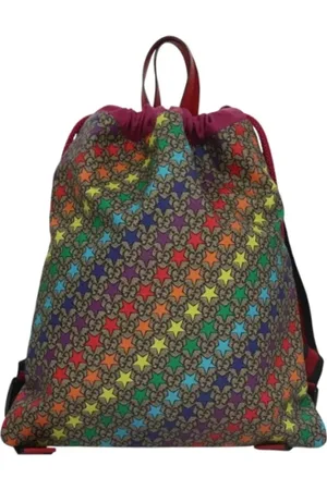 Gucci Pre-owned, Herre, Flerfarvet, ONE SIZE, Tyl, Pre-owned Canvas gucci-tasker