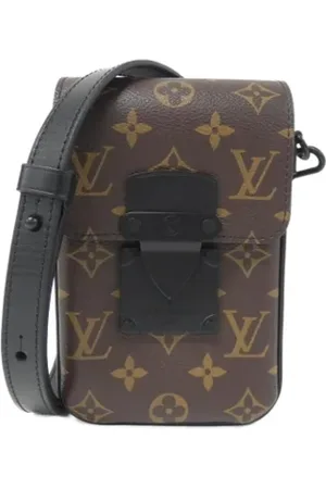 LOUIS VUITTON Pre-owned, Herre, Brun, ONE SIZE, Uld, Pre-owned canvas tasker