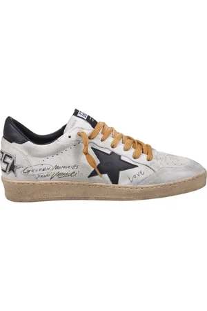 Golden Goose Sko, Herre, Grå, 43 EU, Læder, Suede Læder Stjerne Hæl Sneakers