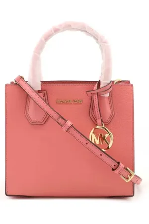 Michael Kors Pre-owned, Dame, Lyserød, ONE SIZE, Uld, Pre-owned Laeder totes