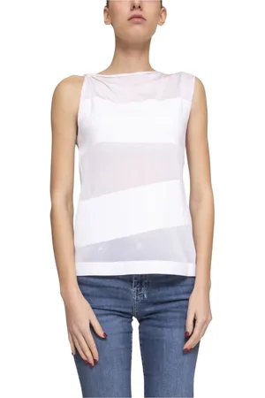 LIVIANA CONTI Top, Dame, Hvid, M, Hvid Jersey Sweater til Kvinder