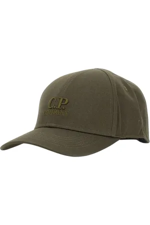 C.P. Company Tilbehør, Herre, Grøn, ONE SIZE, Uld, Brun Baseball Cap Stilfuld Hat Mænd