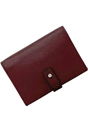 Saint Laurent Pre-owned, Dame, Rød, ONE SIZE, Tyl, Pre-owned Laeder punge