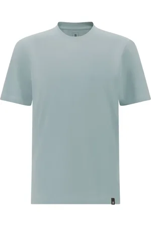 Boggi Milano Top, Herre, Grøn, L, Bomuld, T-shirt i strækbar Supima-bomuld
