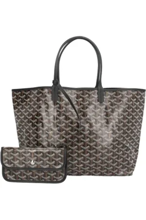 GOYARD Pre-owned, Dame, Sort, ONE SIZE, Uld, Pre-owned Canvas skuldertasker