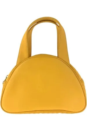 Saint Laurent Pre-owned, Dame, Gul, ONE SIZE, Nylon, Pre-owned nylon hndtasker