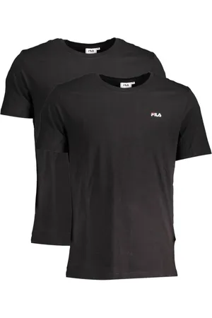 Fila Top, Herre, Sort, L, Bomuld, Sort Bomuld Herre TShirt Urban Chic
