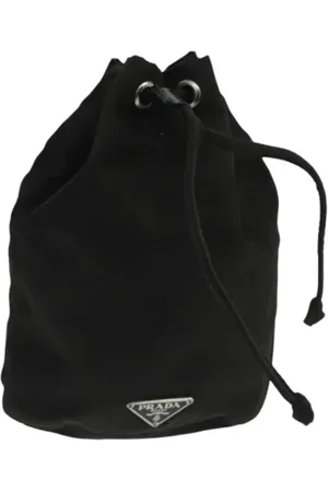 Prada Pre-owned, Dame, Brun, ONE SIZE, Nylon, Pre-owned nylon pouches