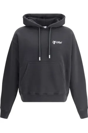OFF-WHITE Sweathshirts & Hoodies, Herre, Sort, S, Bomuld, Script Skate Hættetrøje
