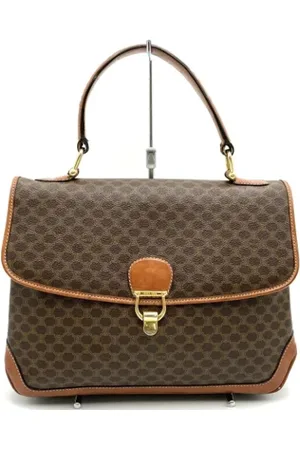 Céline Pre-owned, Dame, Brun, ONE SIZE, Tyl, Pre-owned Laeder celine-tasker