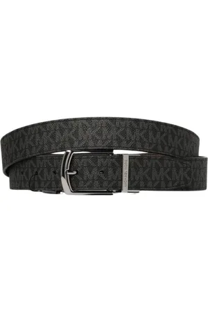 Michael Kors Tilbehør, Herre, Sort, ONE SIZE, Læder, Klassisk Læderbælte