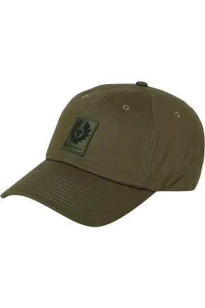 Belstaff Tilbehør, Herre, Grøn, ONE SIZE, Bomuld, Logo Baseball Cap i Grøn