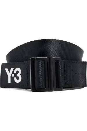 Y-3 Tilbehør, Herre, Sort, S, Nylon, Logo Print Justerbar Bælte
