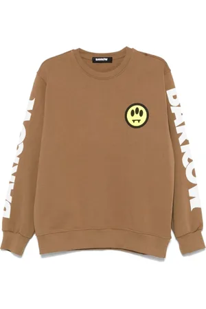 BARROW Sweathshirts & Hoodies, Herre, Brun, S, Uld, Stilfulde Sweaters Kollektion