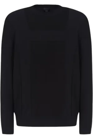 Armani Exchange Sweathshirts & Hoodies, Herre, Sort, 2XL, Sort Sweater Stil Xm000103 Af10454