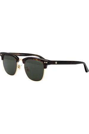 Montblanc Tilbehør, Herre, Sort, 52 MM, Uld, Stilfulde solbriller med model Mb0382S