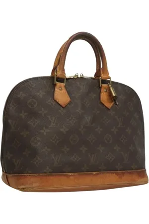 LOUIS VUITTON Pre-owned, Dame, Brun, ONE SIZE, Tyl, Pre-owned canvas håndtasker