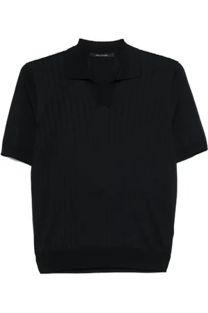 TAGLIATORE Top, Herre, Sort, XL, Bomuld, Herretøj T-shirts & Polos 598 Ss25
