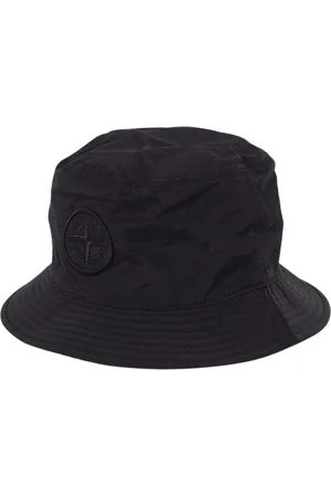 Stone Island Tilbehør, Herre, Sort, M, Sort Bucket Hat til Mænd