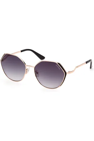 Guess Tilbehør, Dame, Gul, 58 MM, Uld, Stilfulde solbriller Gu7842 28B
