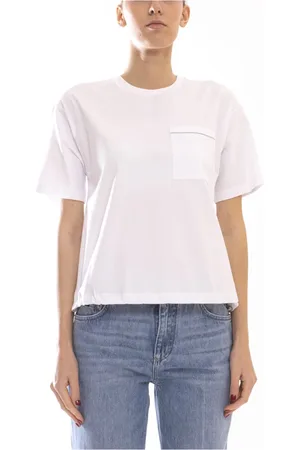 PESERICO SIGN Top, Dame, Hvid, 2XS, Uld, Hvid Dame Skjorte Klassisk Stil