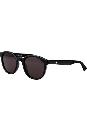 Montblanc Tilbehør, Herre, Sort, 51 MM, Uld, Stilfulde solbriller Mb0398S