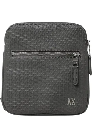 Armani Exchange Taske, Herre, Sort, ONE SIZE, Uld, Stilfuld Logo Crossbody Taske