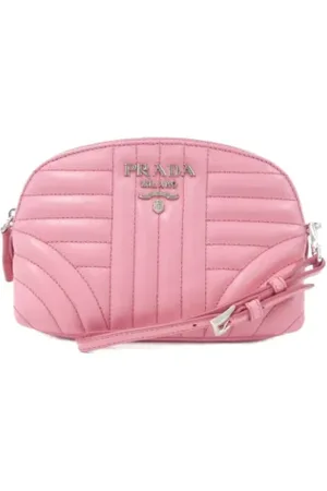 Prada Pre-owned, Dame, Lyserød, ONE SIZE, Tyl, Pre-owned Stof prada-tasker