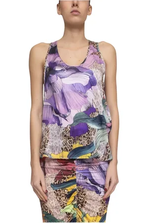 Roberto Cavalli Top, Dame, Flerfarvet, L, Multifarvet Dame Sweater