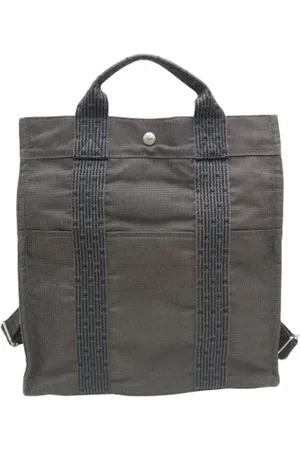 Hermès Pre-owned, Dame, Grå, ONE SIZE, Polyester, Pre-owned Polyester hndtasker